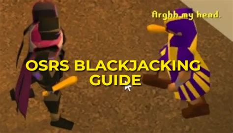 osrs blackjacking xp rates